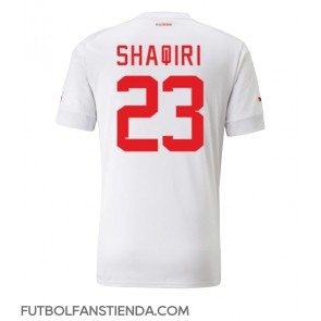 Suiza Xherdan Shaqiri #23 Segunda Equipación Mundial 2022 Manga Corta